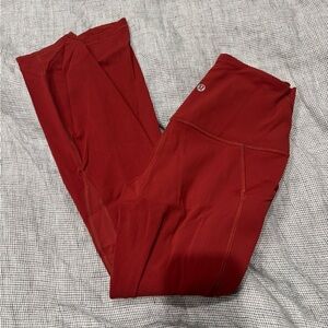 lululemon athletica Rust Red leggings